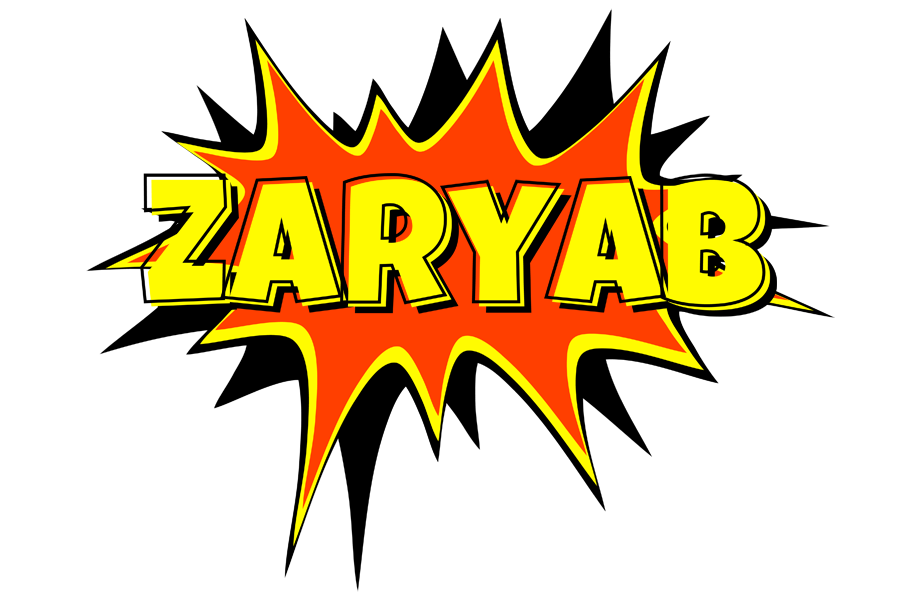 Zaryab bazinga logo