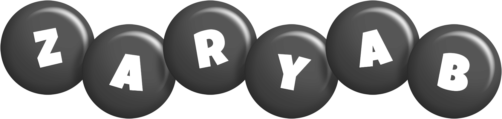 Zaryab candy-black logo