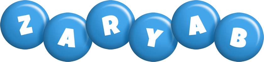 Zaryab candy-blue logo