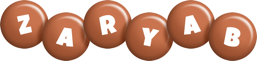 Zaryab candy-brown logo