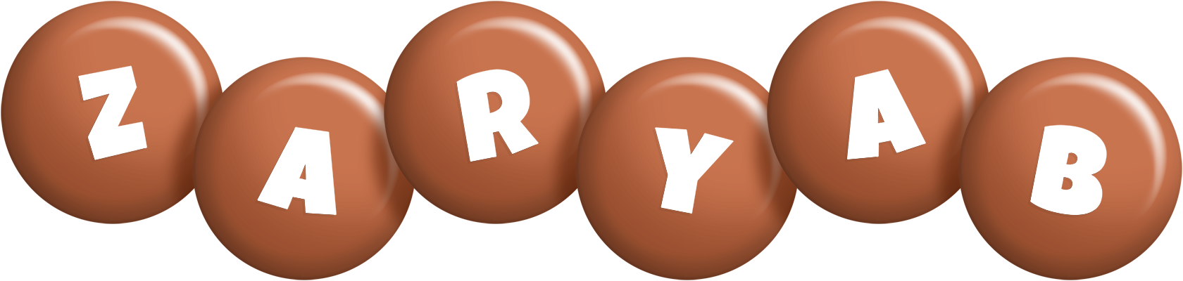 Zaryab candy-brown logo