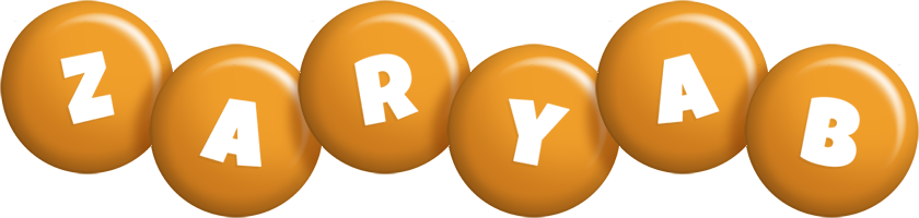 Zaryab candy-orange logo