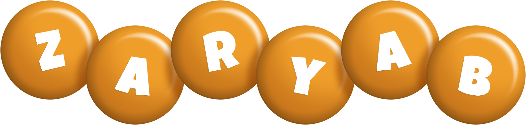 Zaryab candy-orange logo