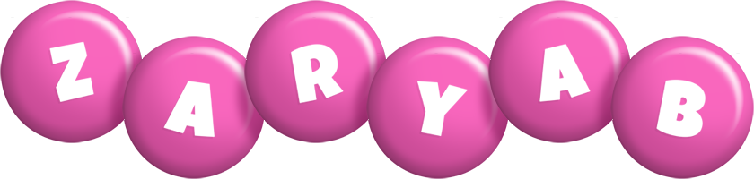 Zaryab candy-pink logo