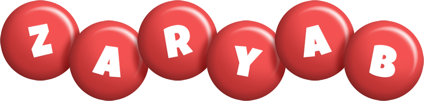 Zaryab candy-red logo