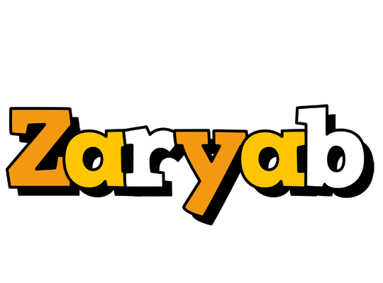 Zaryab cartoon logo