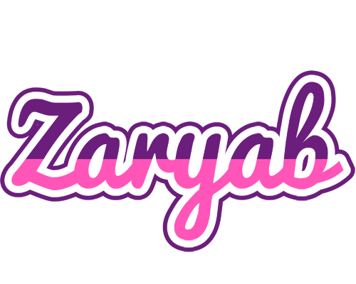 Zaryab cheerful logo