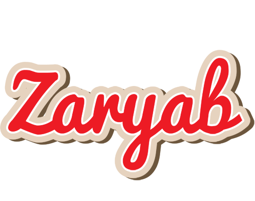Zaryab chocolate logo