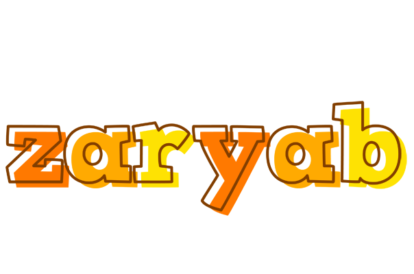 Zaryab desert logo