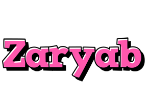 Zaryab girlish logo