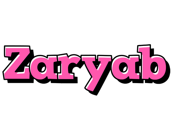 Zaryab girlish logo