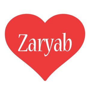 Zaryab love logo