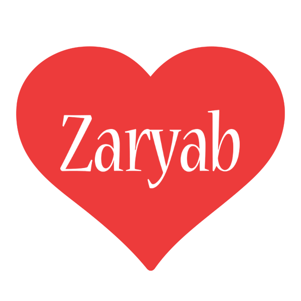 Zaryab love logo