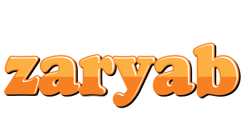 Zaryab orange logo