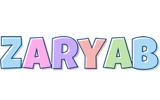 Zaryab pastel logo