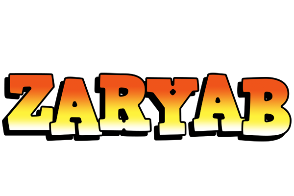 Zaryab sunset logo