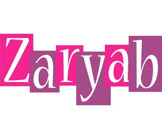 Zaryab whine logo