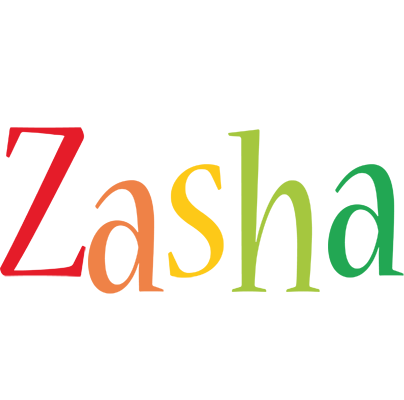 Zasha birthday logo