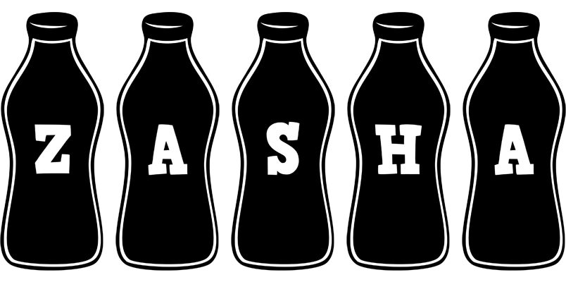 Zasha bottle logo