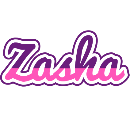 Zasha cheerful logo