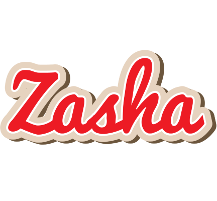 Zasha chocolate logo