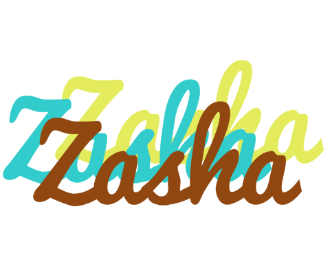 Zasha cupcake logo