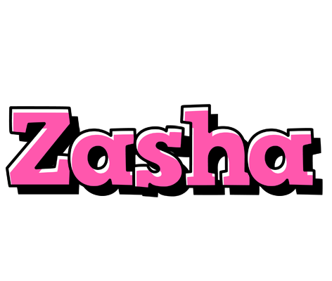 Zasha girlish logo