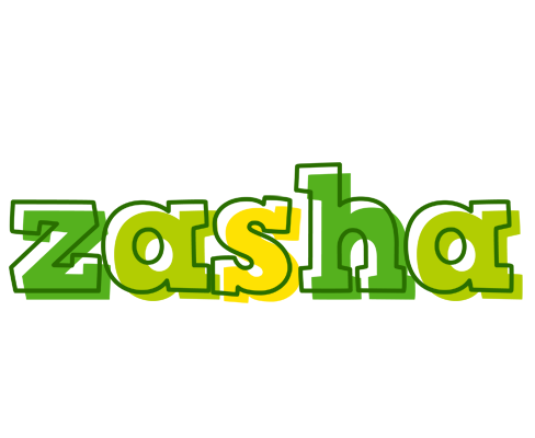 Zasha juice logo