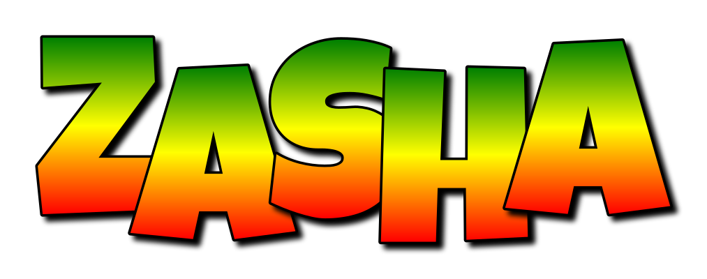 Zasha mango logo
