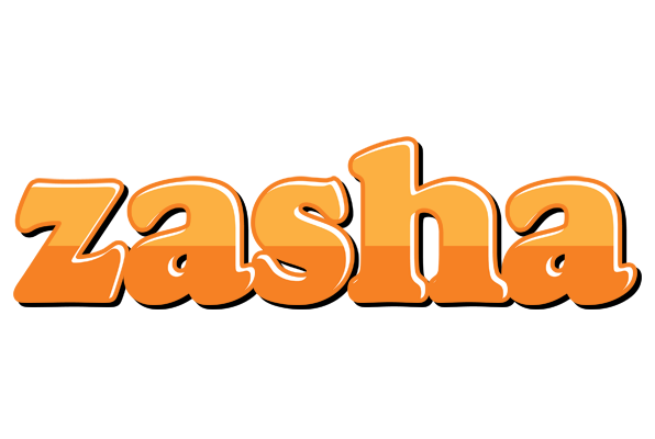 Zasha orange logo