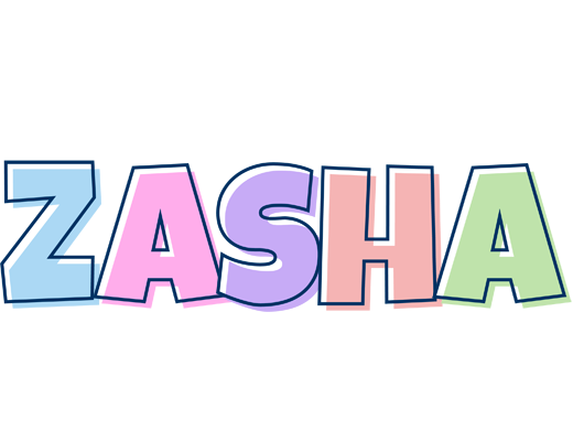 Zasha pastel logo