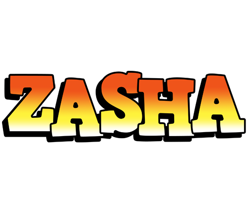 Zasha sunset logo