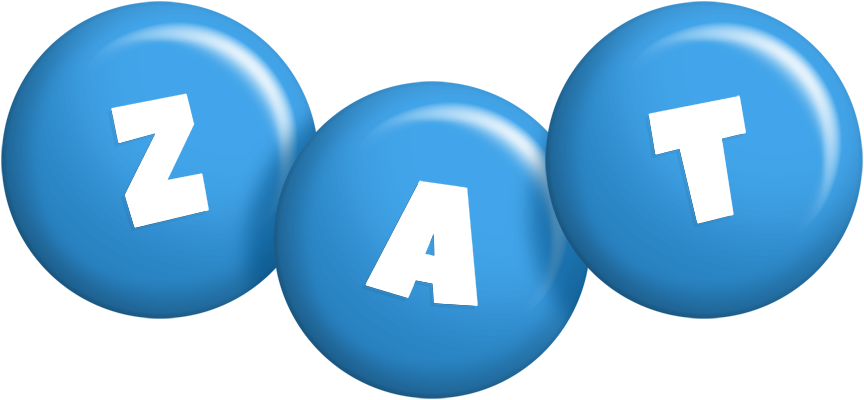 Zat candy-blue logo