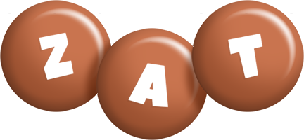 Zat candy-brown logo