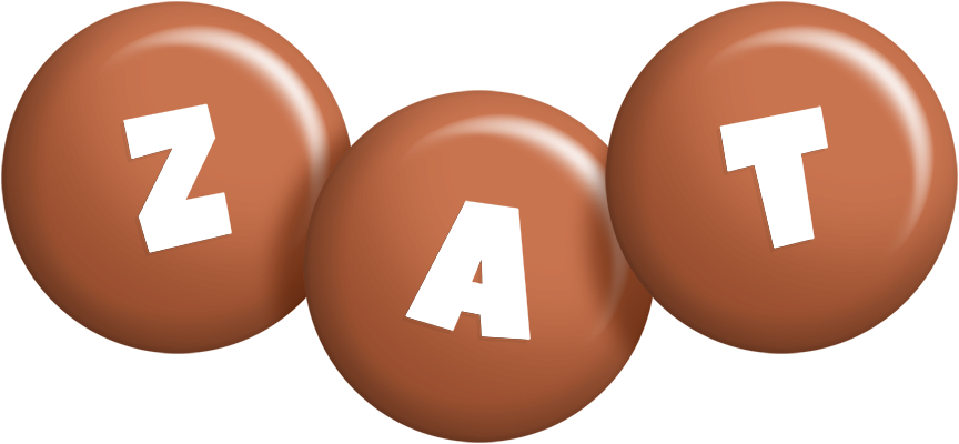 Zat candy-brown logo