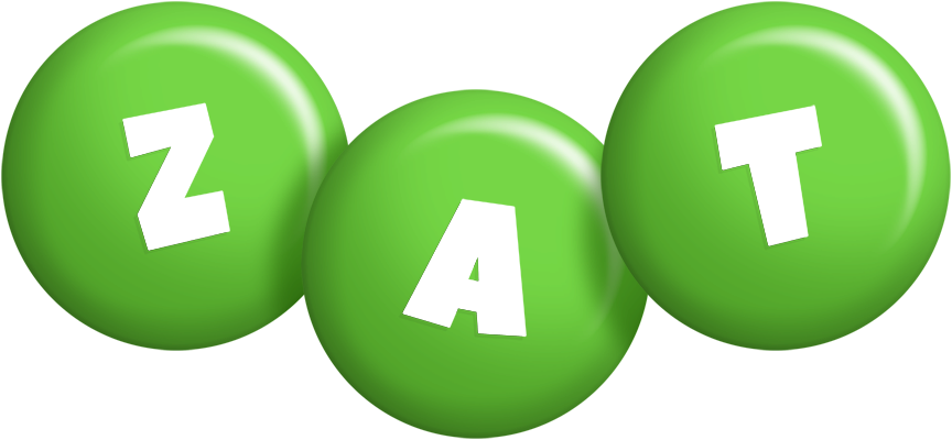 Zat candy-green logo