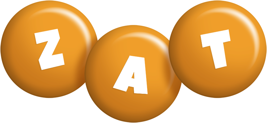 Zat candy-orange logo