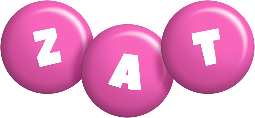 Zat candy-pink logo