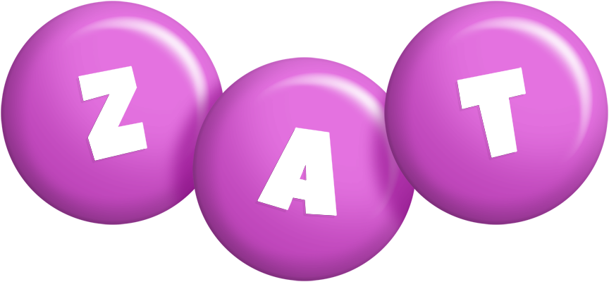 Zat candy-purple logo