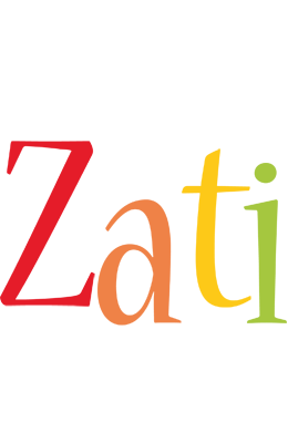 Zati birthday logo