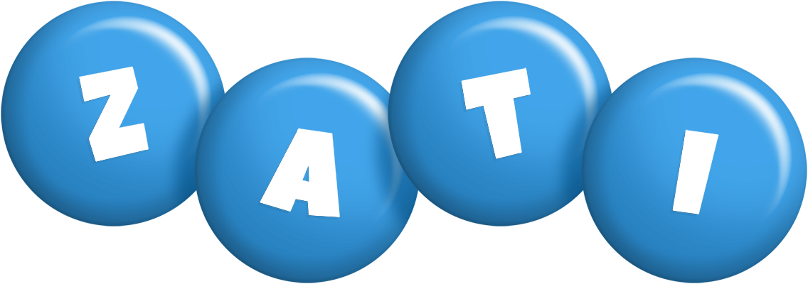 Zati candy-blue logo