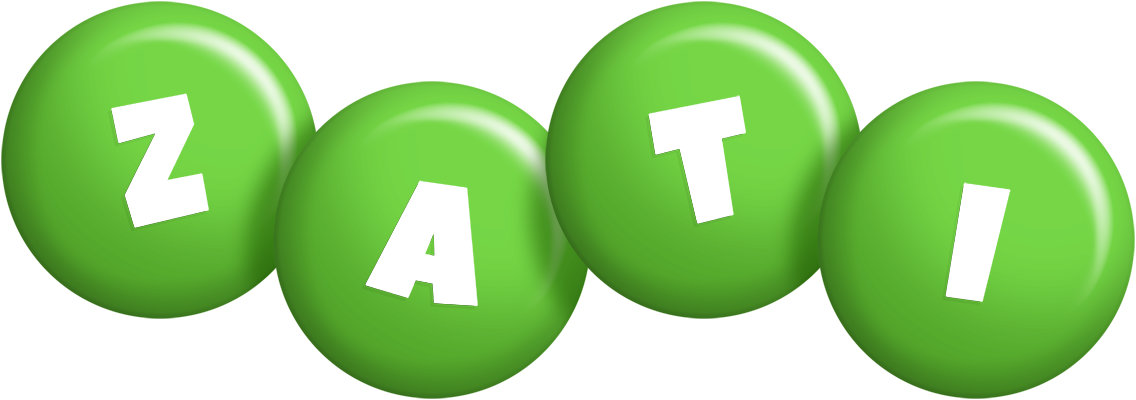 Zati candy-green logo