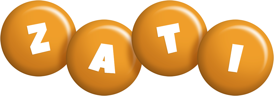 Zati candy-orange logo