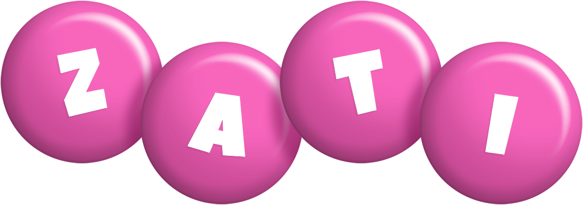 Zati candy-pink logo