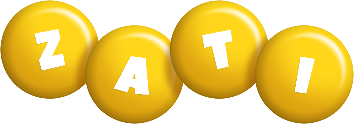 Zati candy-yellow logo
