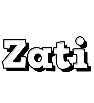 Zati snowing logo