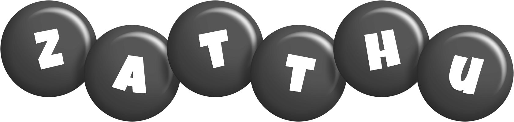 Zatthu candy-black logo