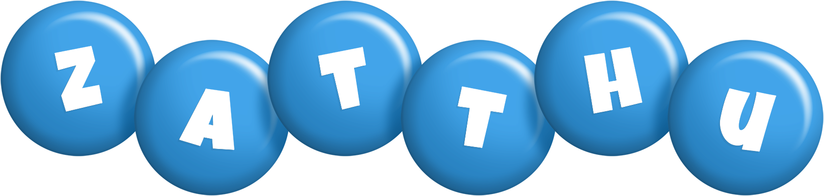 Zatthu candy-blue logo