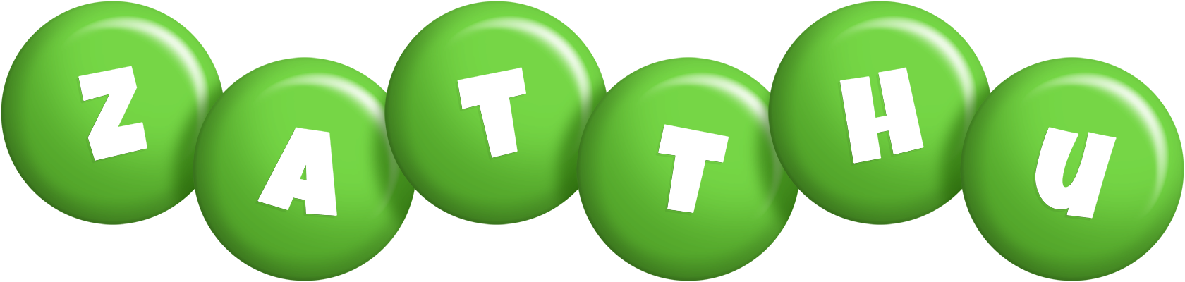 Zatthu candy-green logo