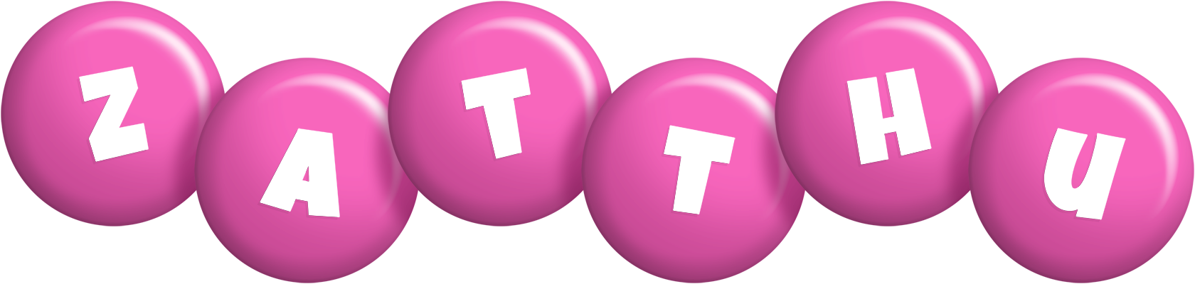 Zatthu candy-pink logo